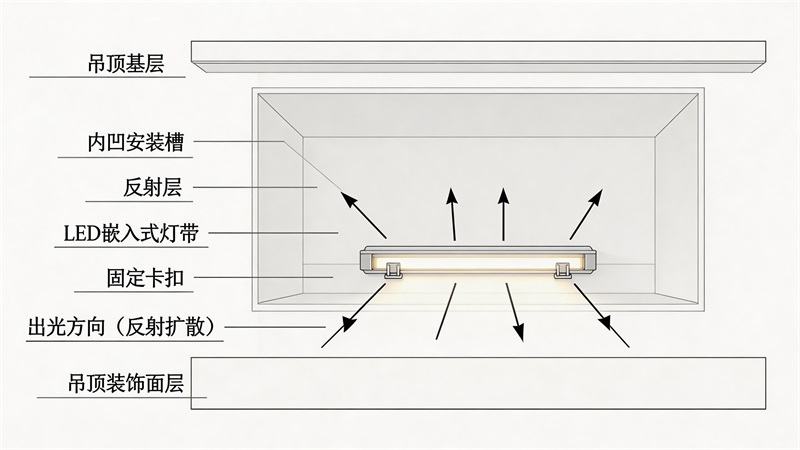 嵌入式燈帶結構剖面圖.JPG 嵌入式燈帶結構剖面圖.JPG