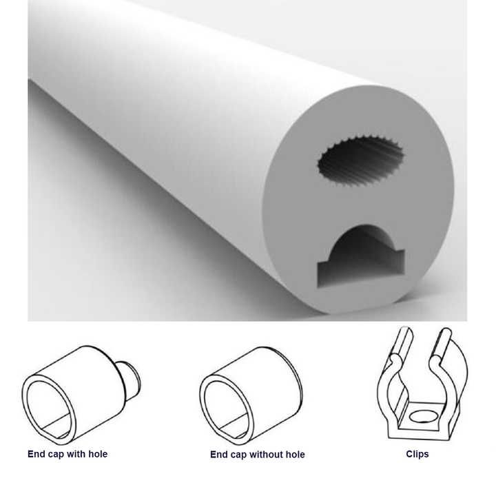 RGB360度全方位發(fā)光LED霓虹燈管｜柔性可彎曲，高亮節(jié)能，支持工程定制 - 1