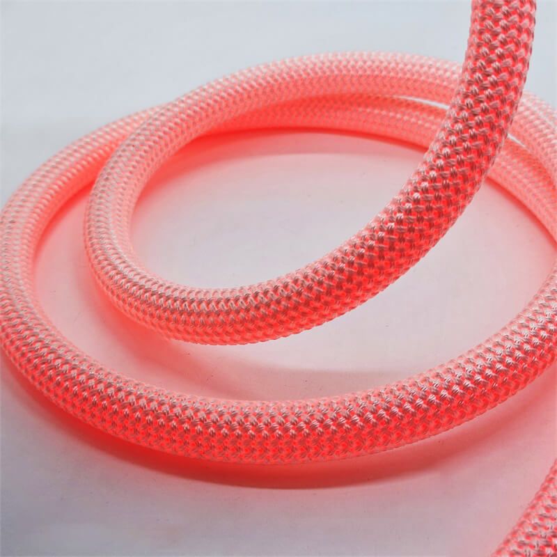 幻彩圓形編織燈帶外置尼龍網(wǎng)內(nèi)置IP67硅膠霓虹360度發(fā)光燈帶 - 2