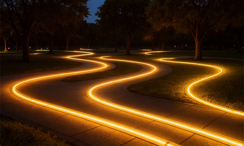 地埋燈帶效果圖欣賞