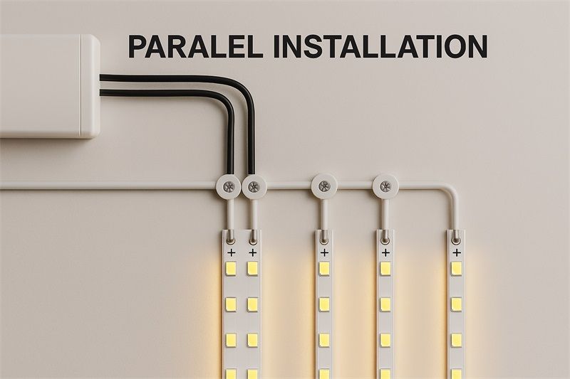 燈帶怎么并聯線路？專業(yè)布線方法與注意事項