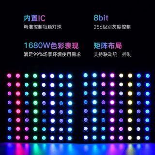 WS2812B全彩像素屏｜8x8數(shù)字可控LED顯示模塊｜DC5V低壓驅動 - 6