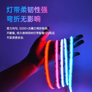 COB幻彩燈帶支持網紅流水跑馬效果720燈每米工廠直銷 - 4