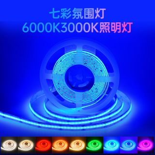 COB RGBCW (3000K+6000K) 五合一840燈每米氛圍照明兩用DC24V - 6