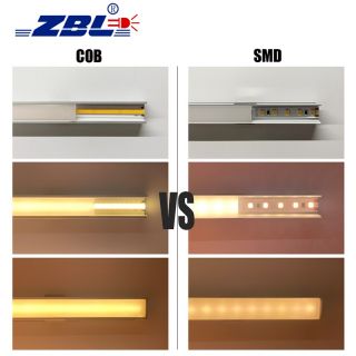 COB高密度384燈/米單色燈帶 DC12/24V 無光斑均勻發光 柔性線性照明方案 - 2