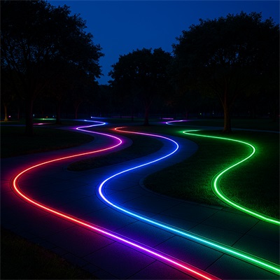 硅膠燈帶戶外景觀照明應(yīng)用 建筑輪廓橋梁裝飾